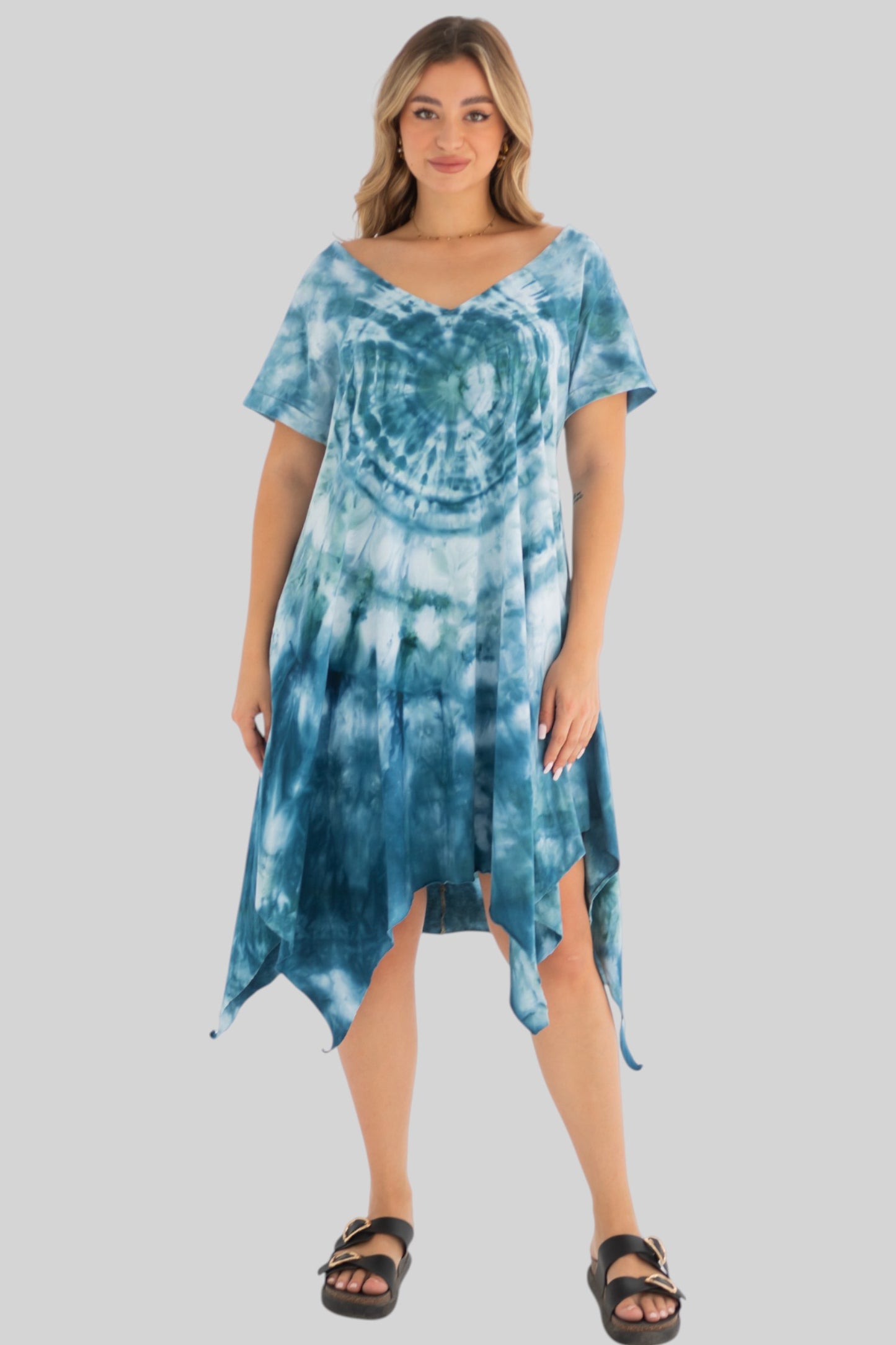 Short Ice Tie Dye Dress