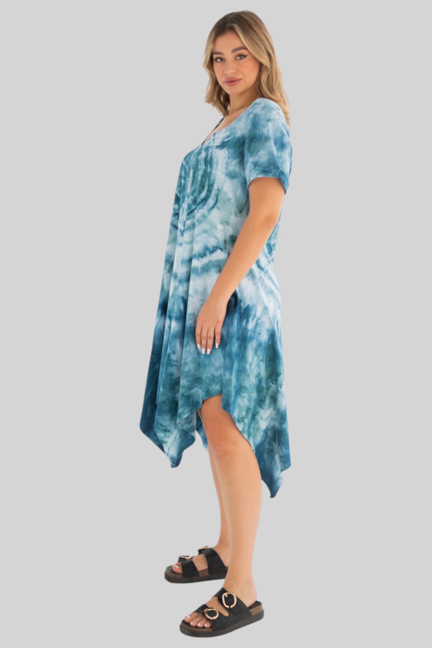 Short Ice Tie Dye Dress
