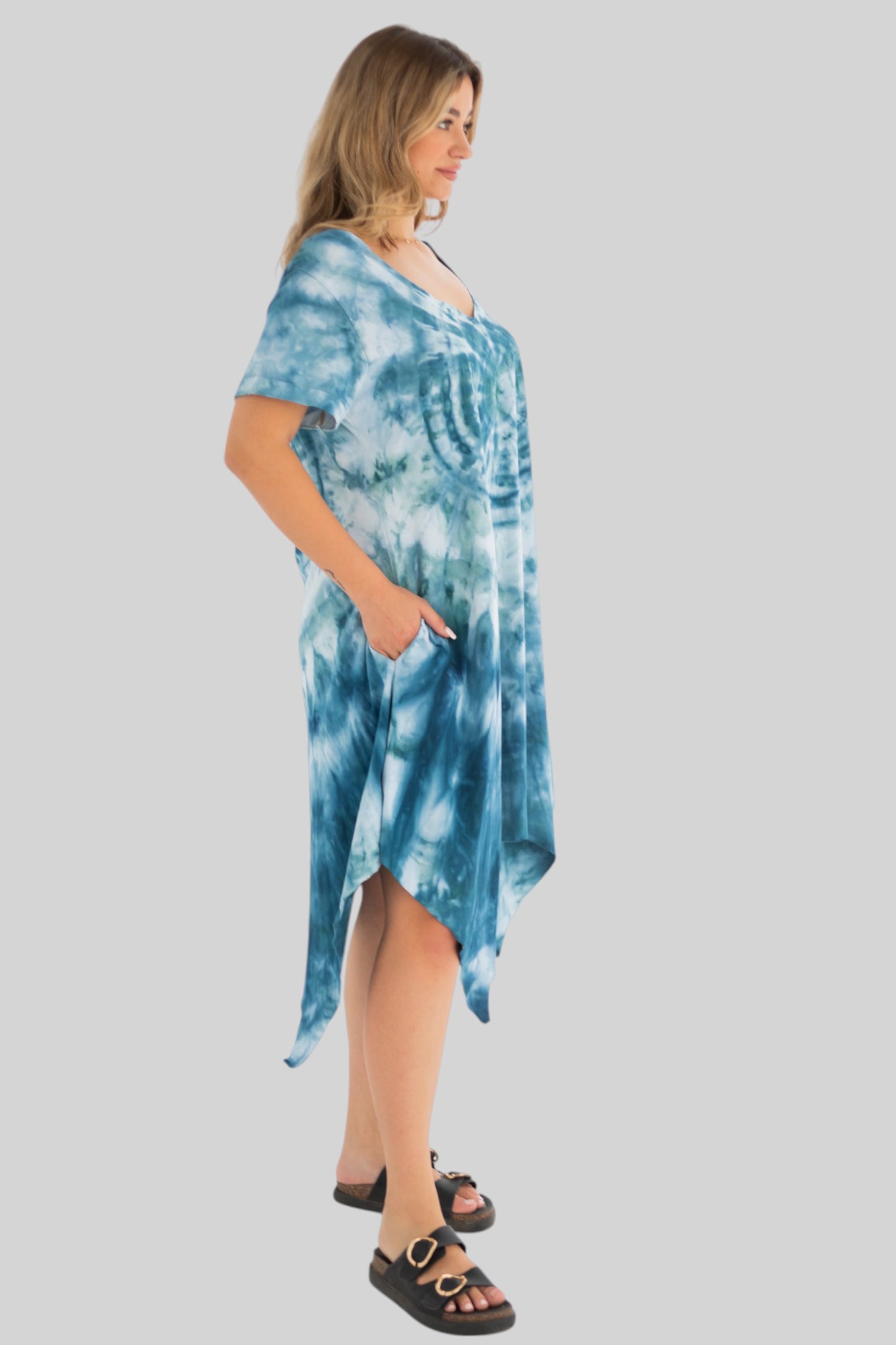 Short Ice Tie Dye Dress