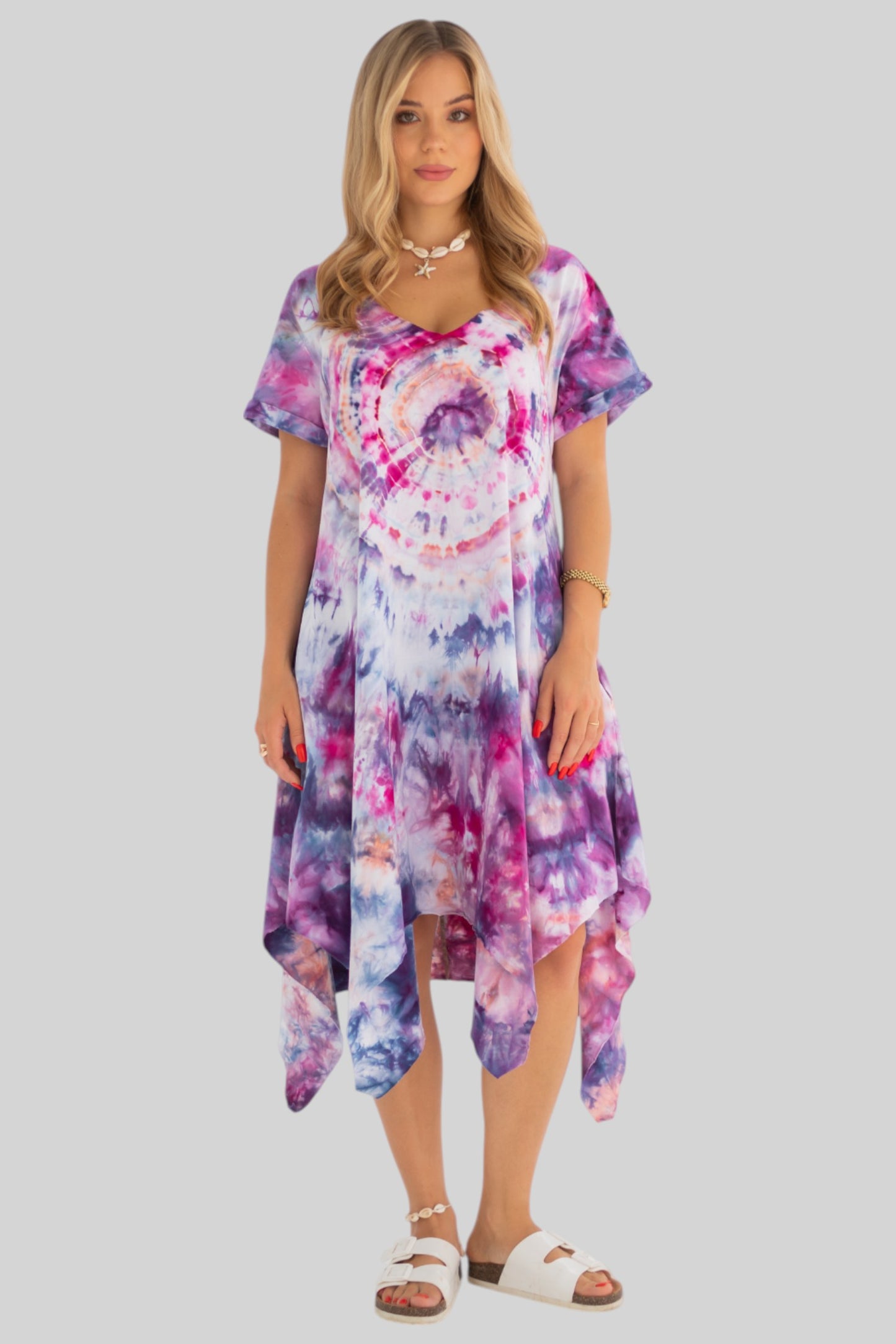 Short Ice Tie Dye Dress