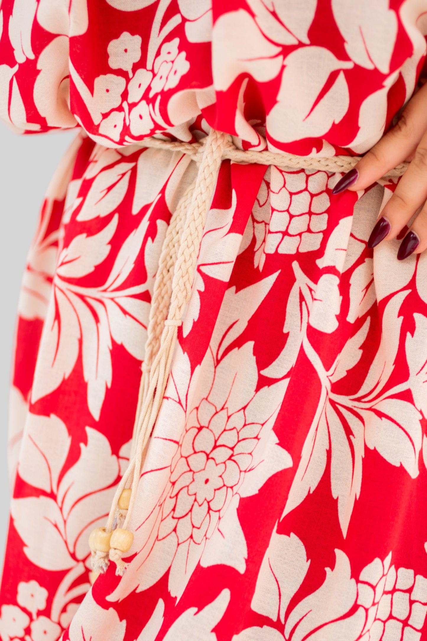 Flower halter dress
