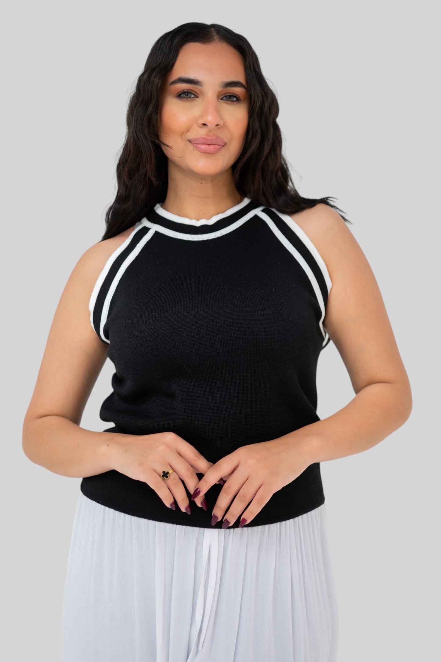 Cotton Knit Top
