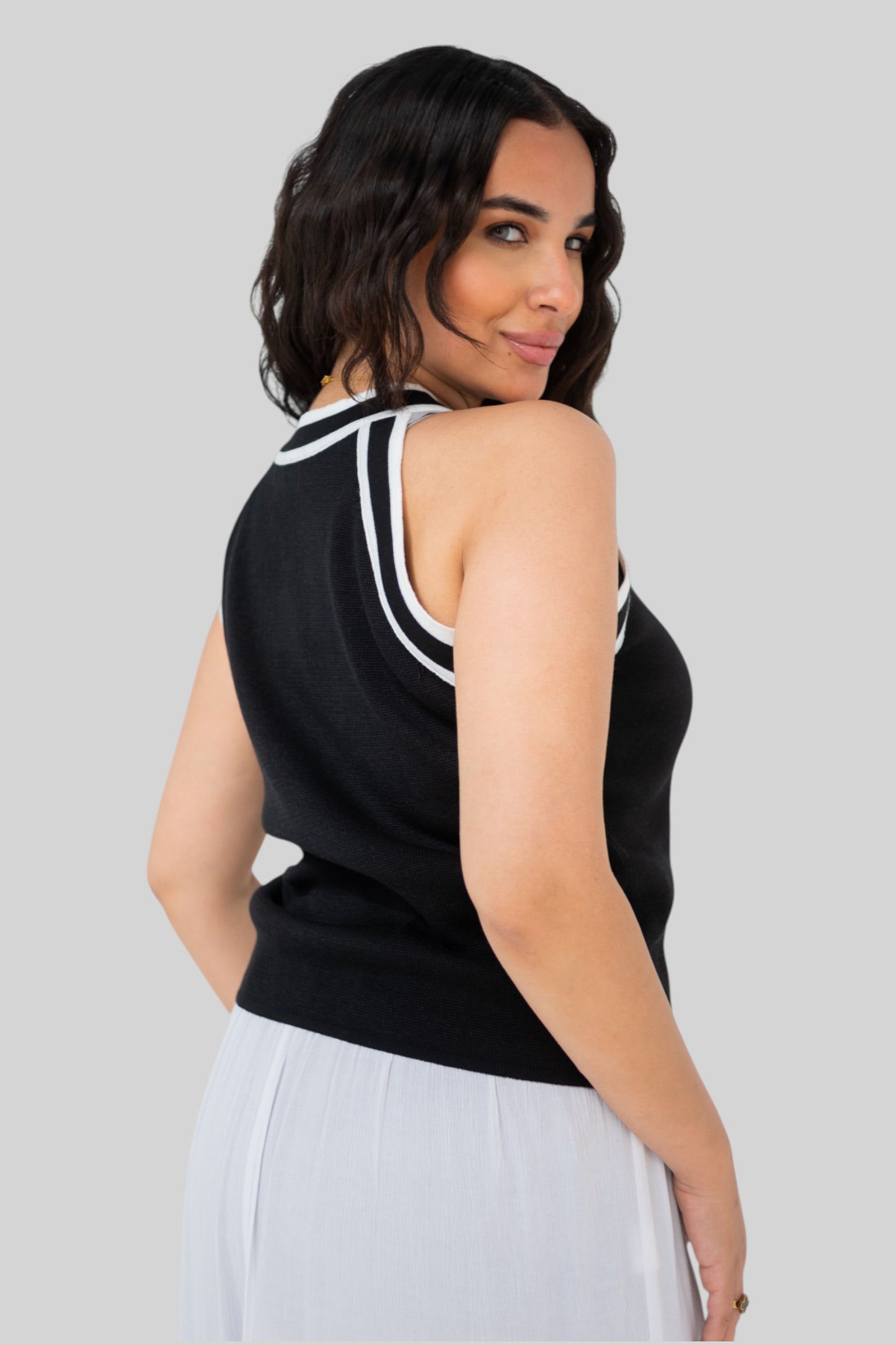 Cotton Knit Top