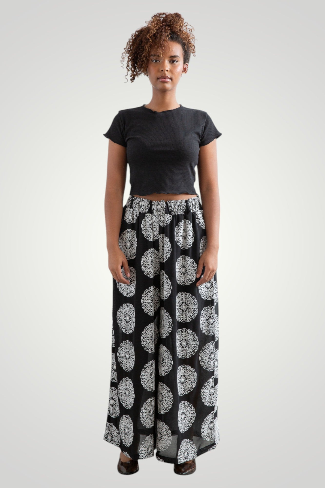 Embroidered pants
