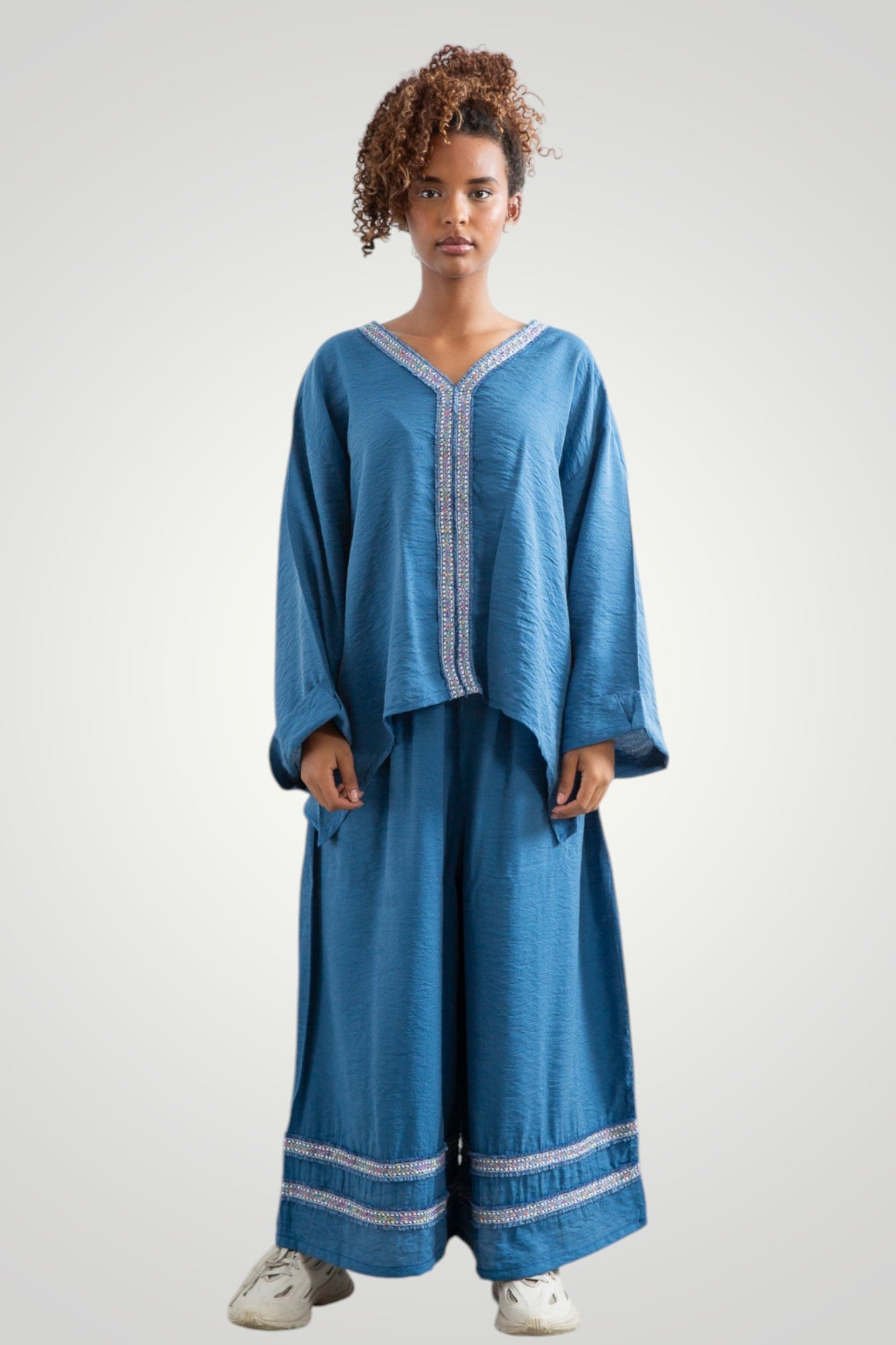 Blue cotton set