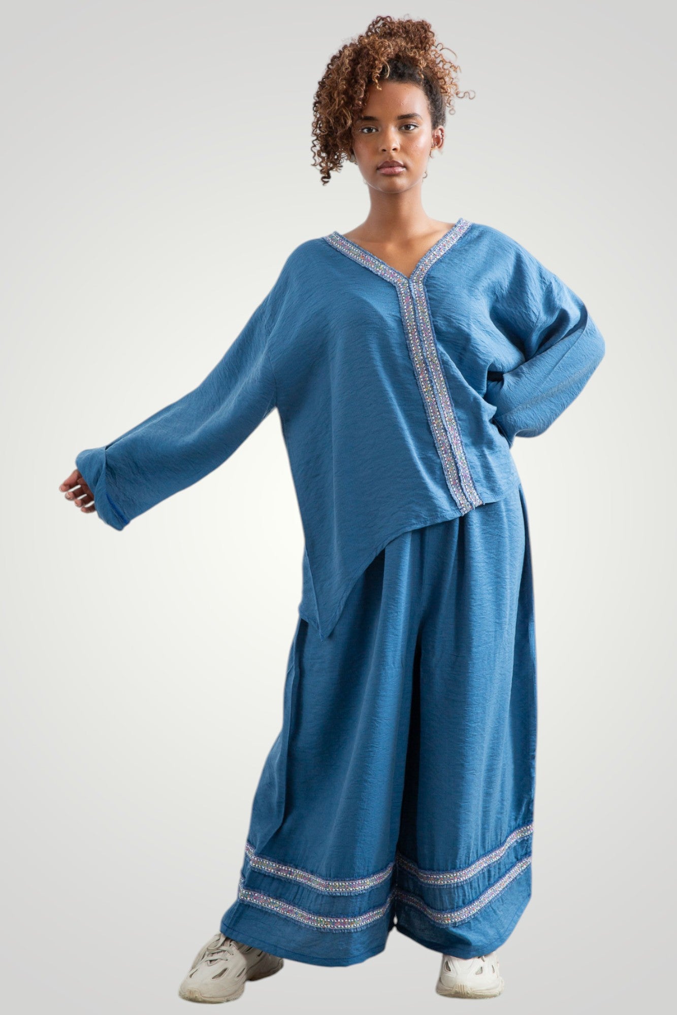 Blue cotton set