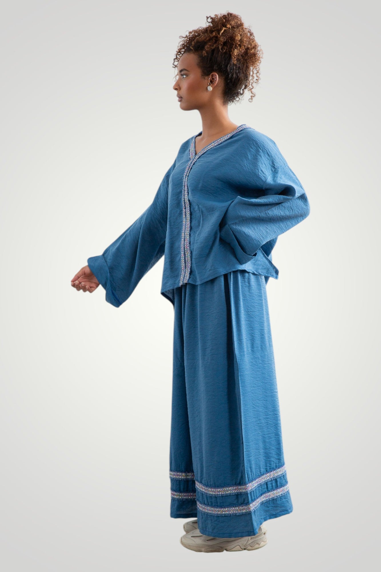 Blue cotton set