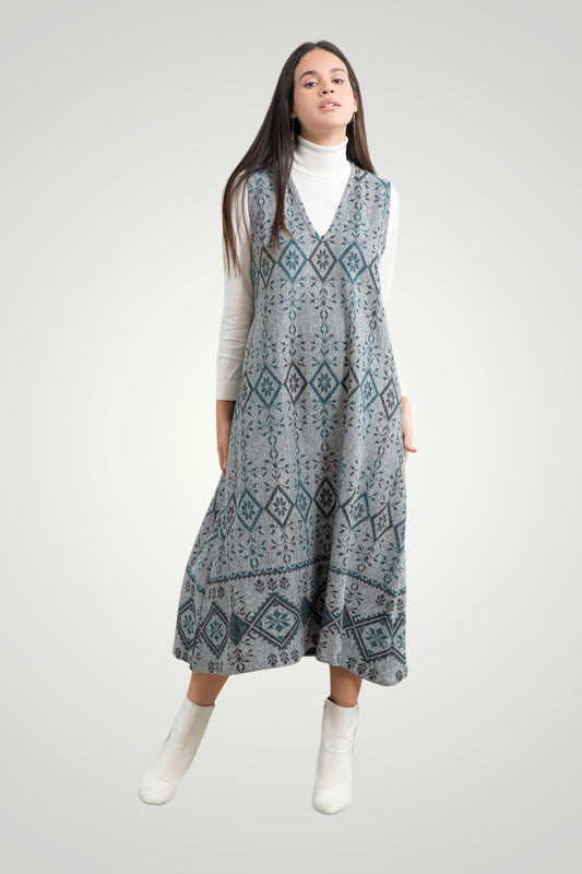 Boho winter dress