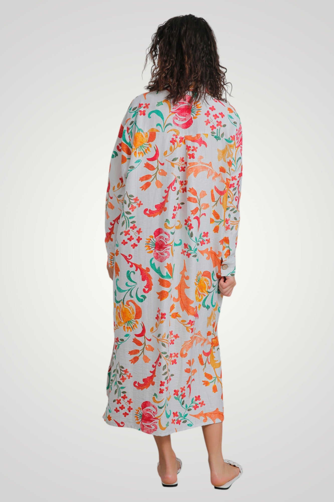 Flowered shirt/dress