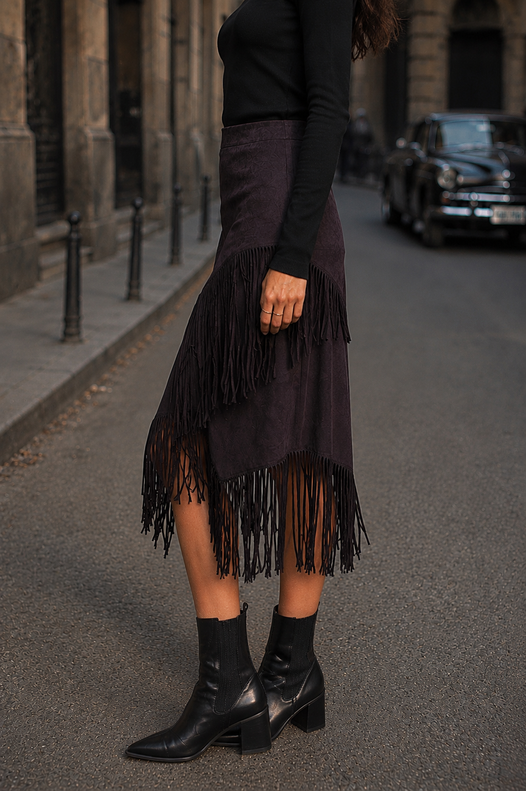 Fringed Skirt