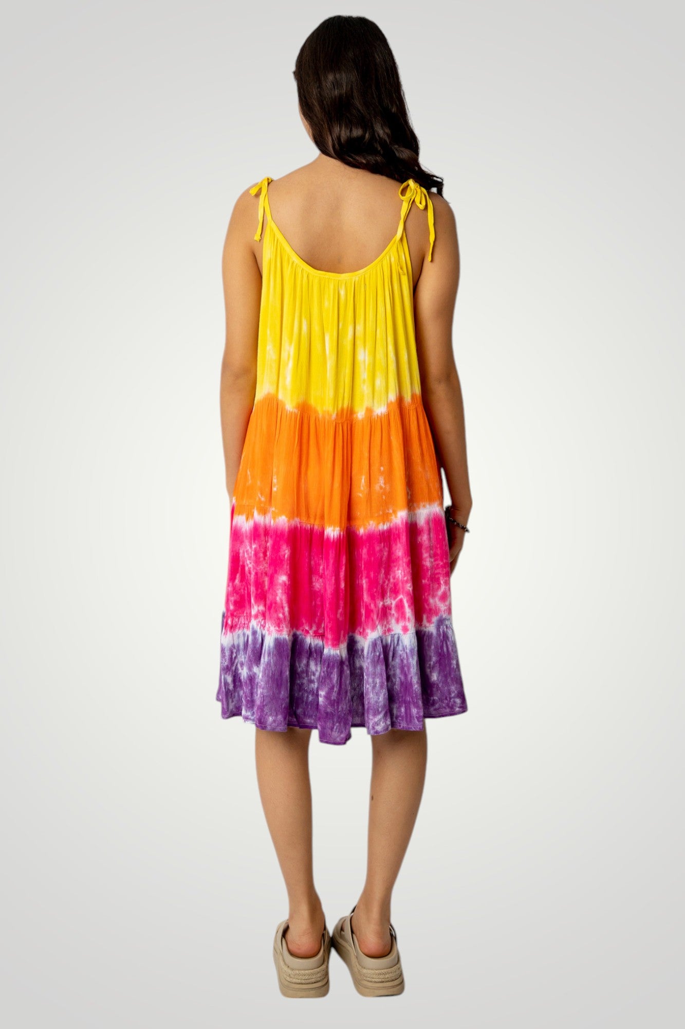 Short princess tie dye dress