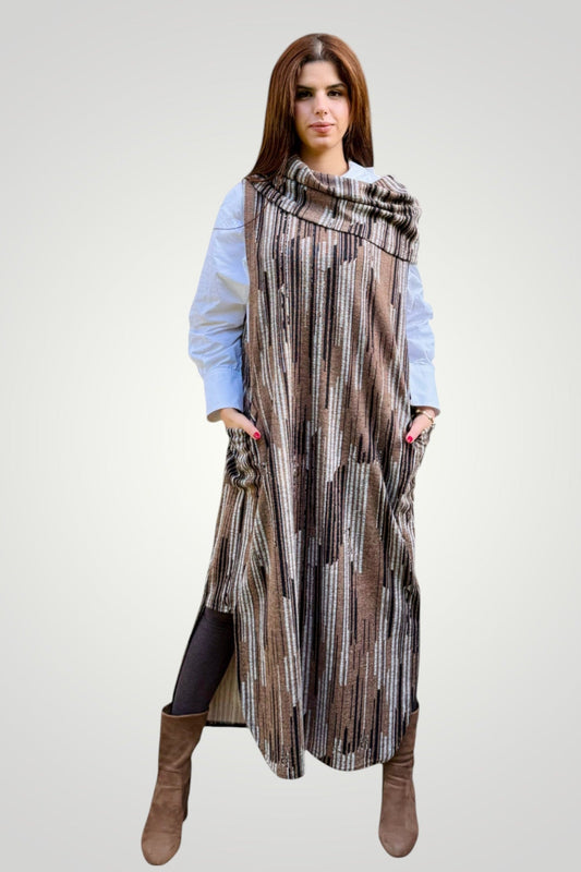 Striped Winter Dress