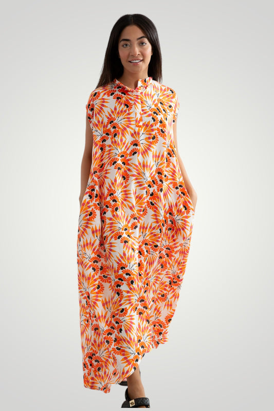 Flowered sleeveless dress