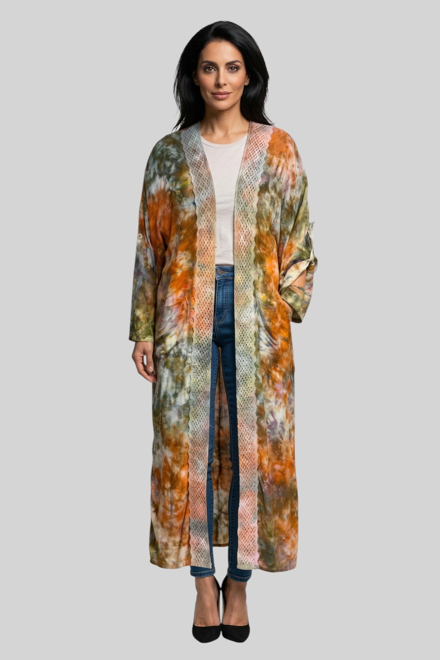 كيمونو غروب الشمس في الصحراء