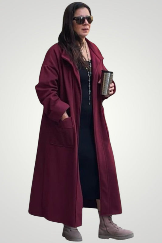 Burgundy Coat