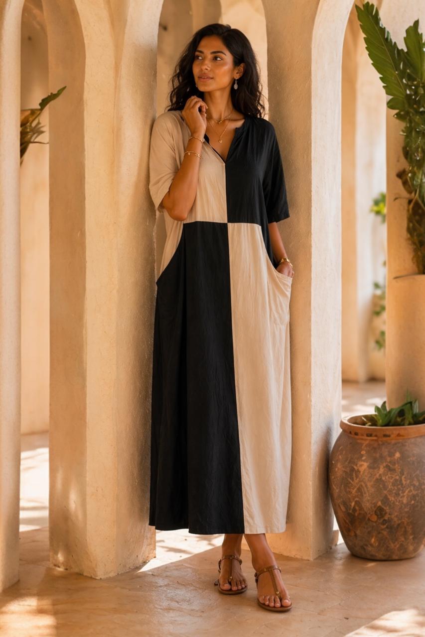 Dual Tone Breeze Dress