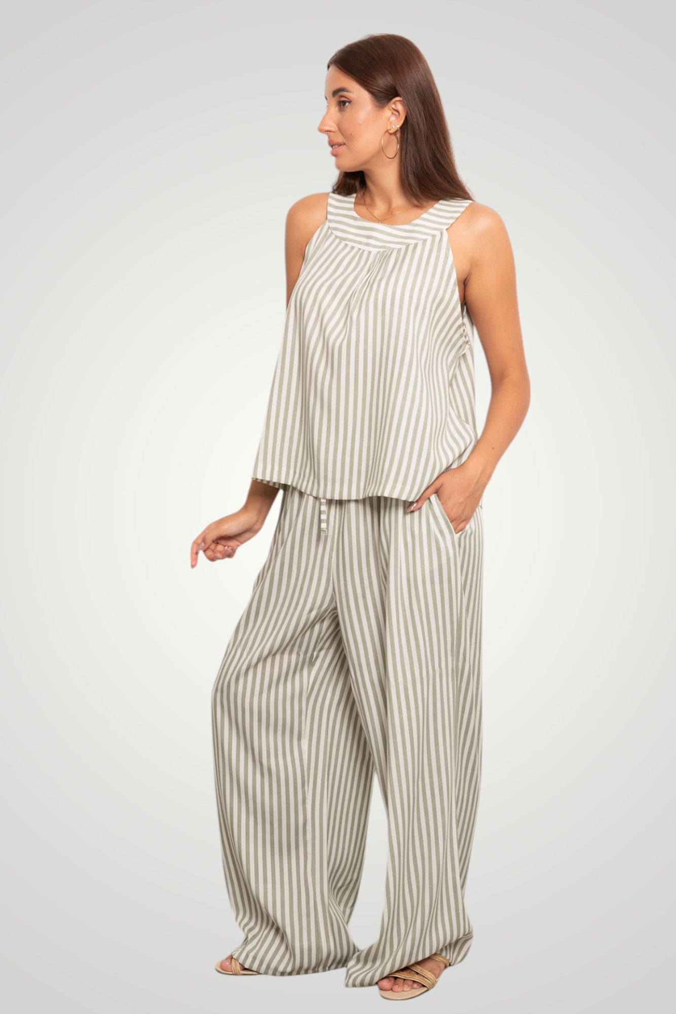 Striped summer set