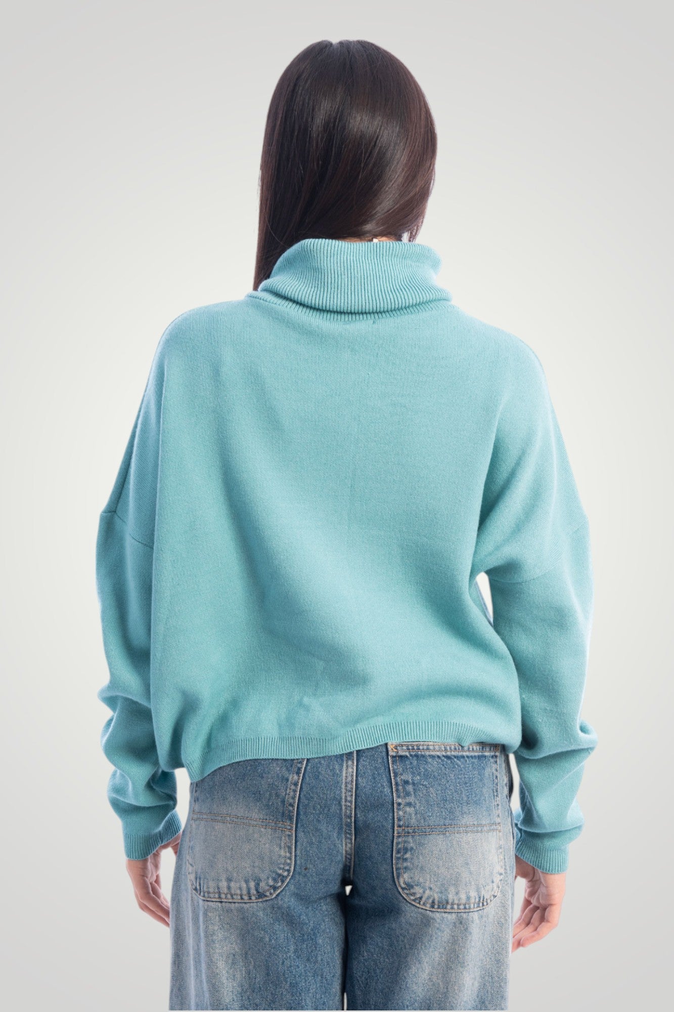 High Neck Knit Jumper