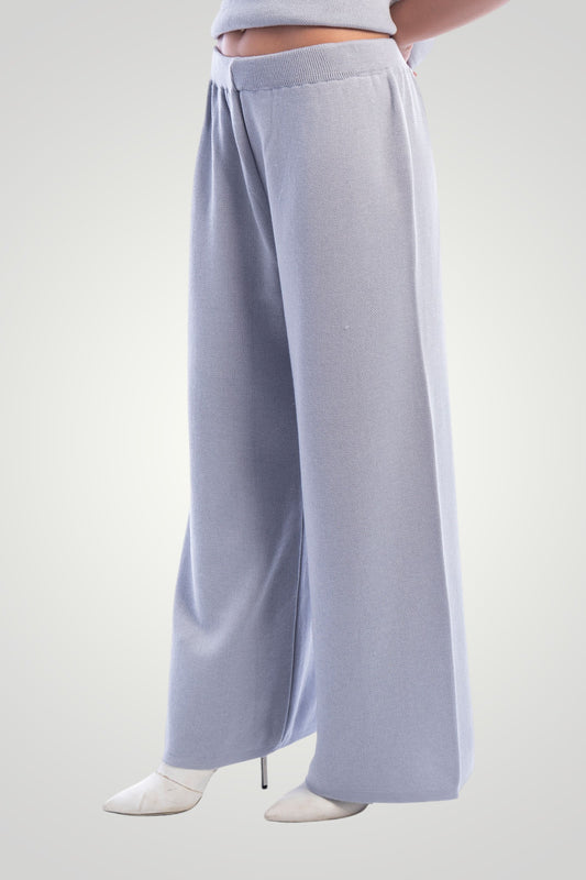 Grey knit pants