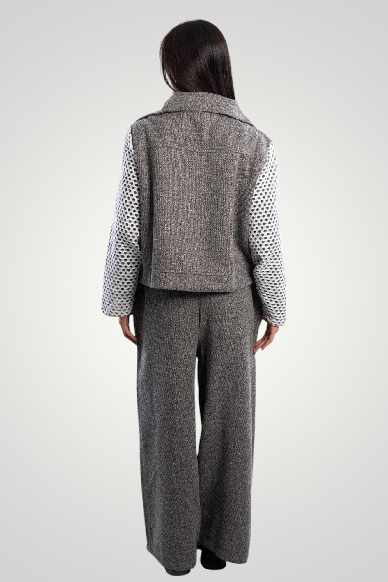 Grey Winter Net Set