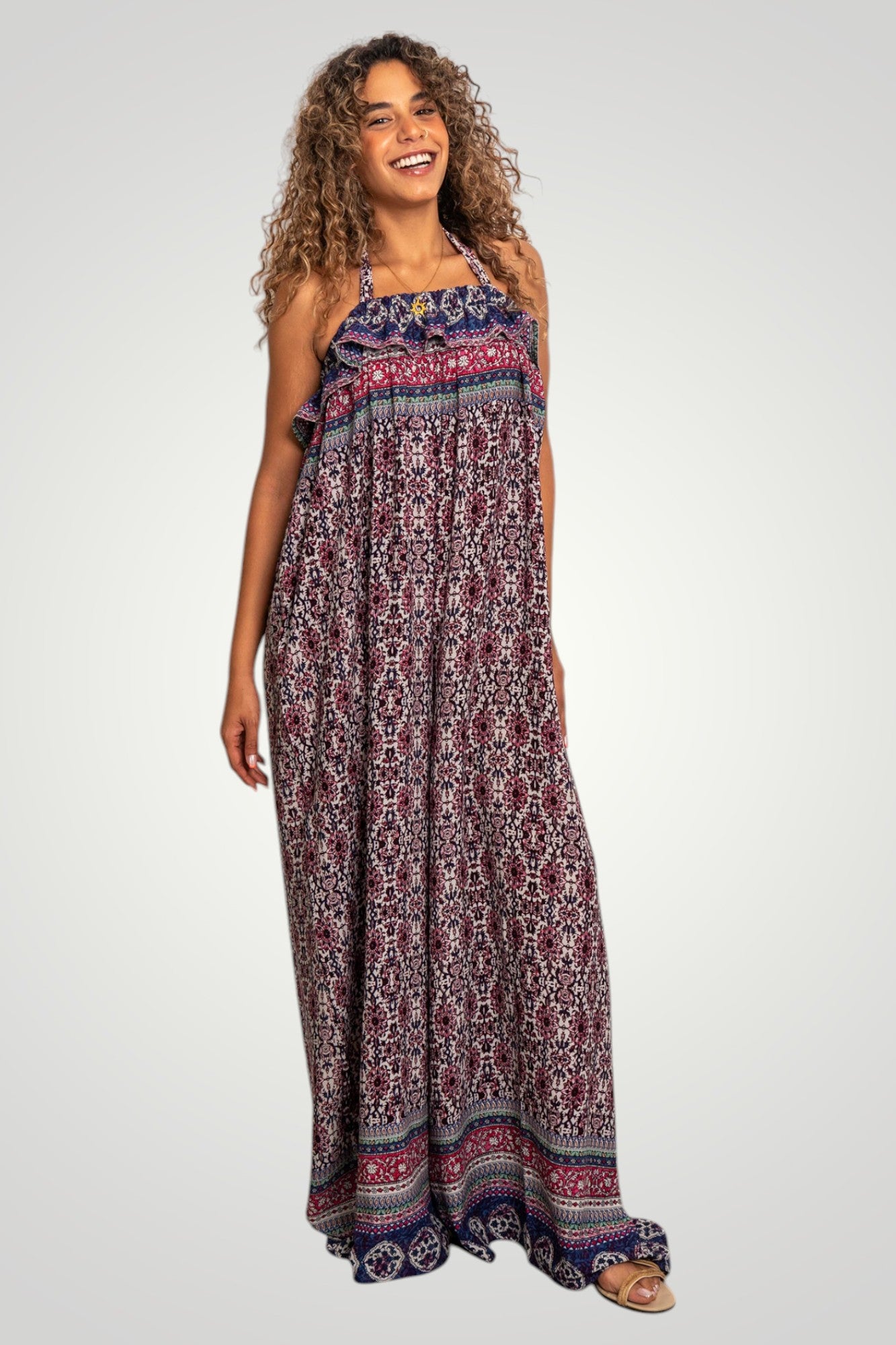 Printed Viscose jumpsuit
