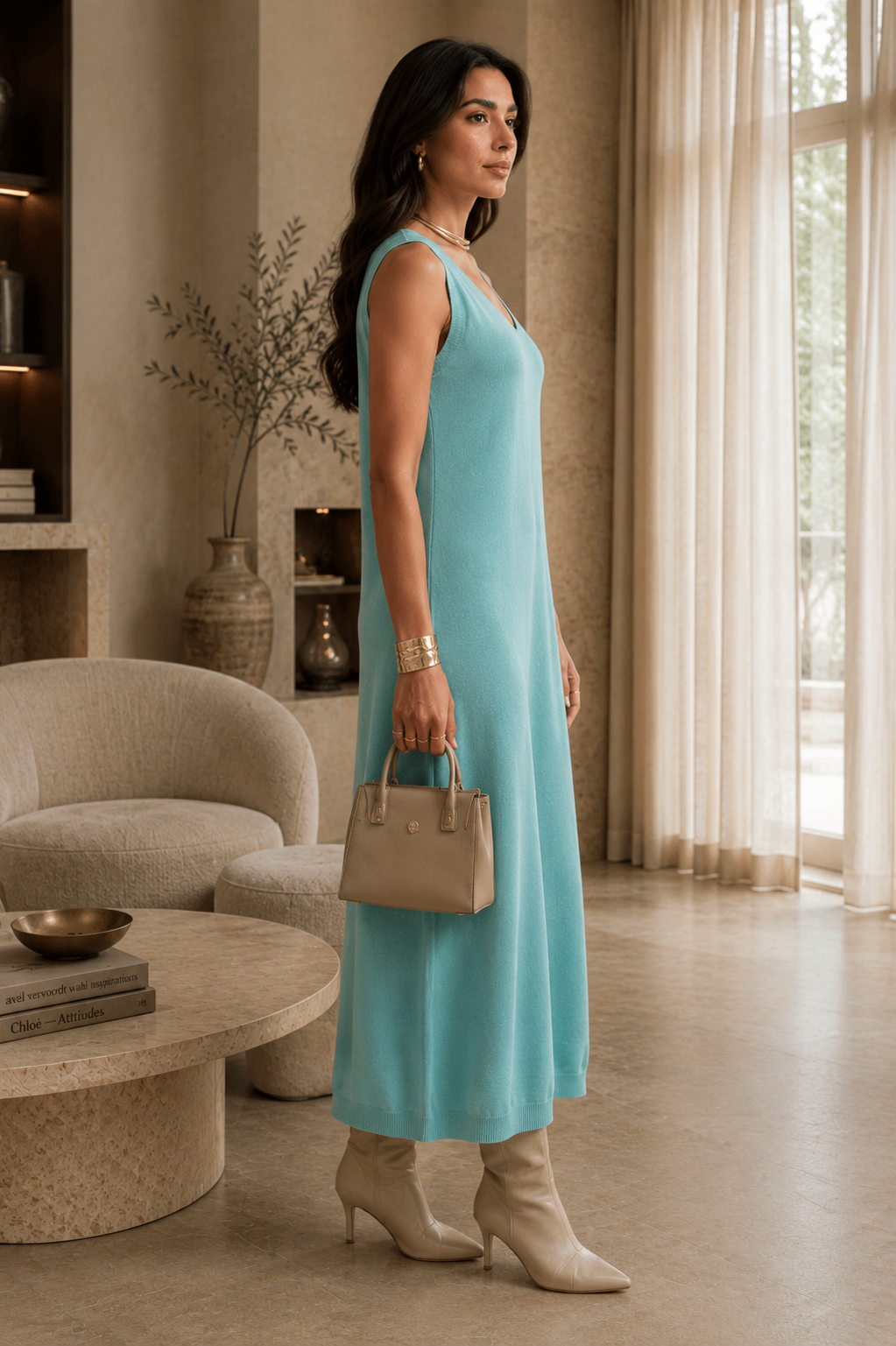Winter Knit Dress Set