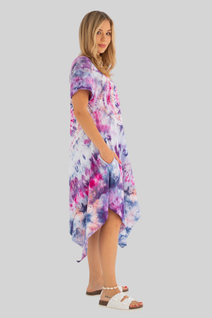 Short Ice Tie Dye Dress