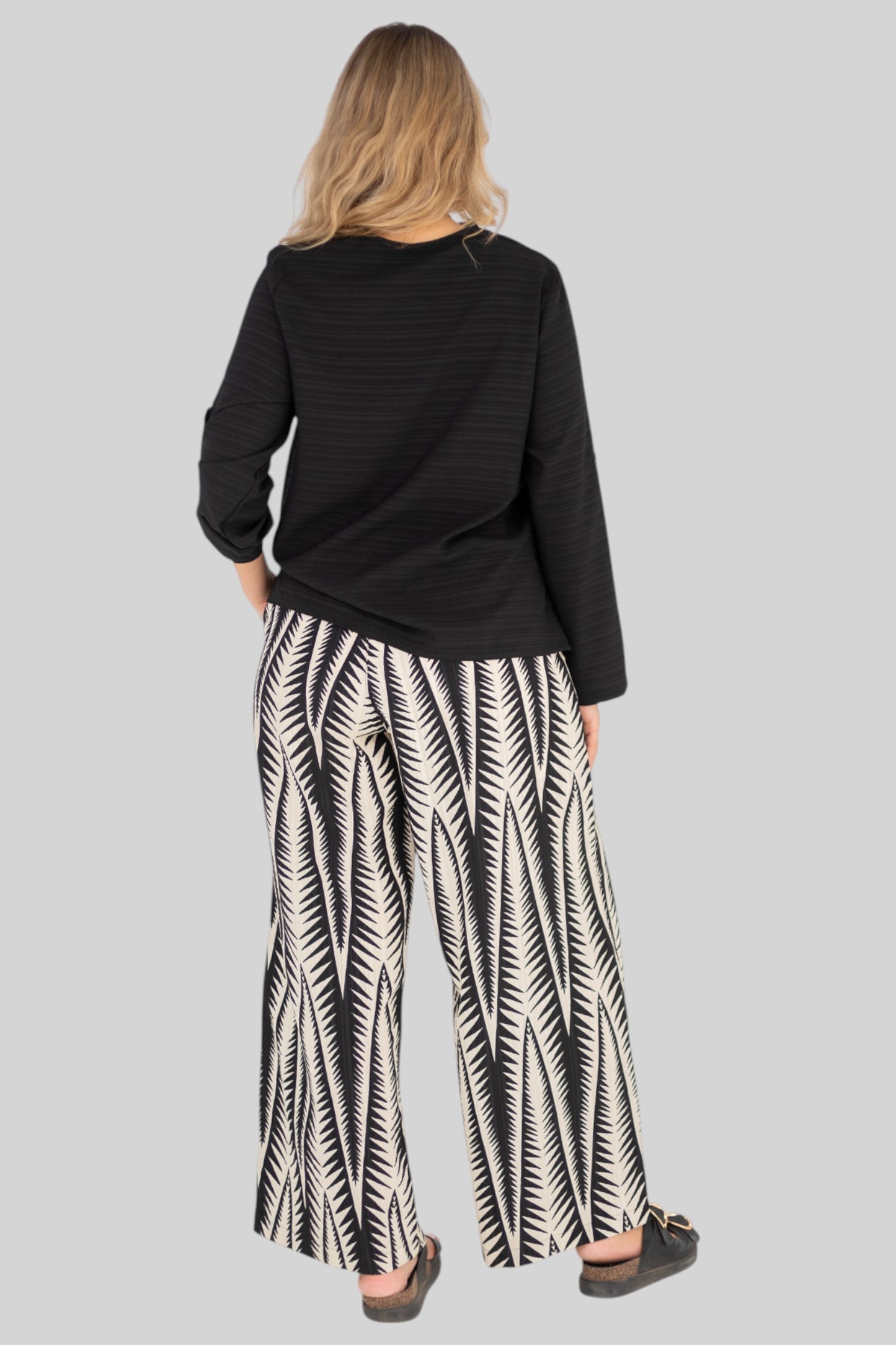 Black Buttoned Blouse