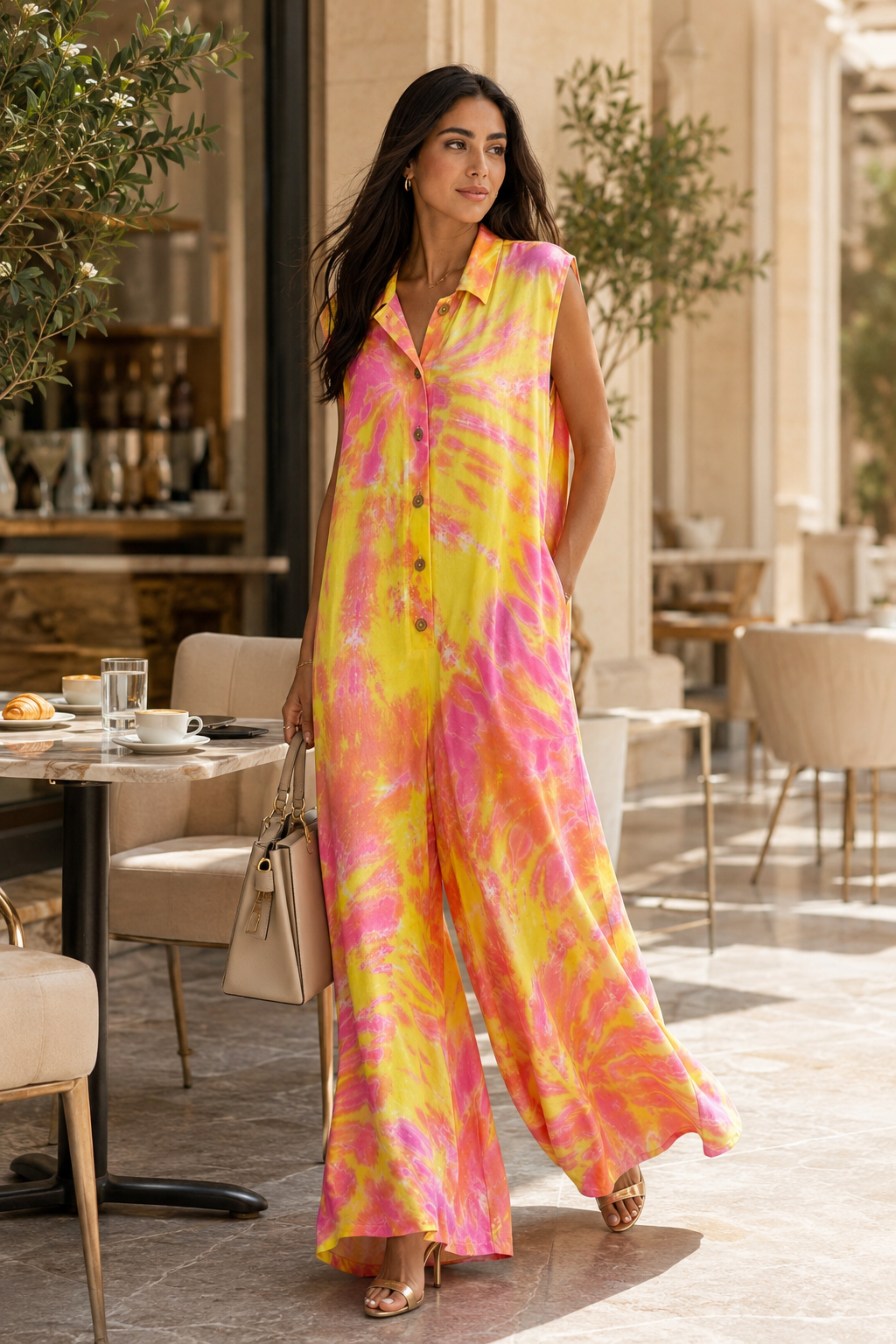 Tie dye jumpsuit