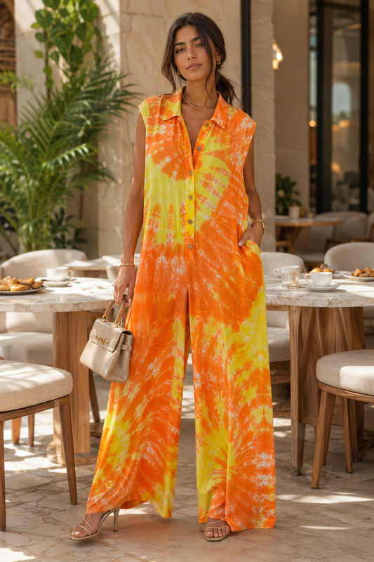 Tie dye jumpsuit