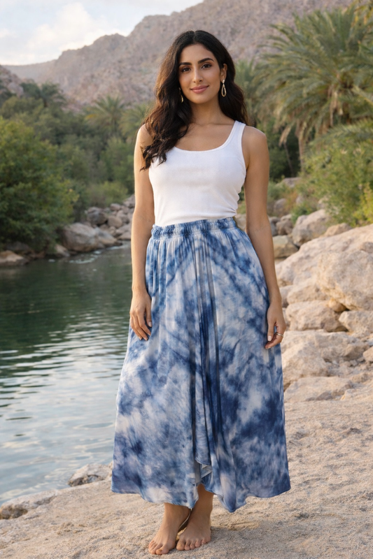 تنورة/فستان صبغ التعادل الجليدي