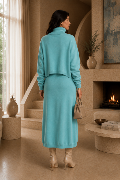 Winter Knit Dress Set