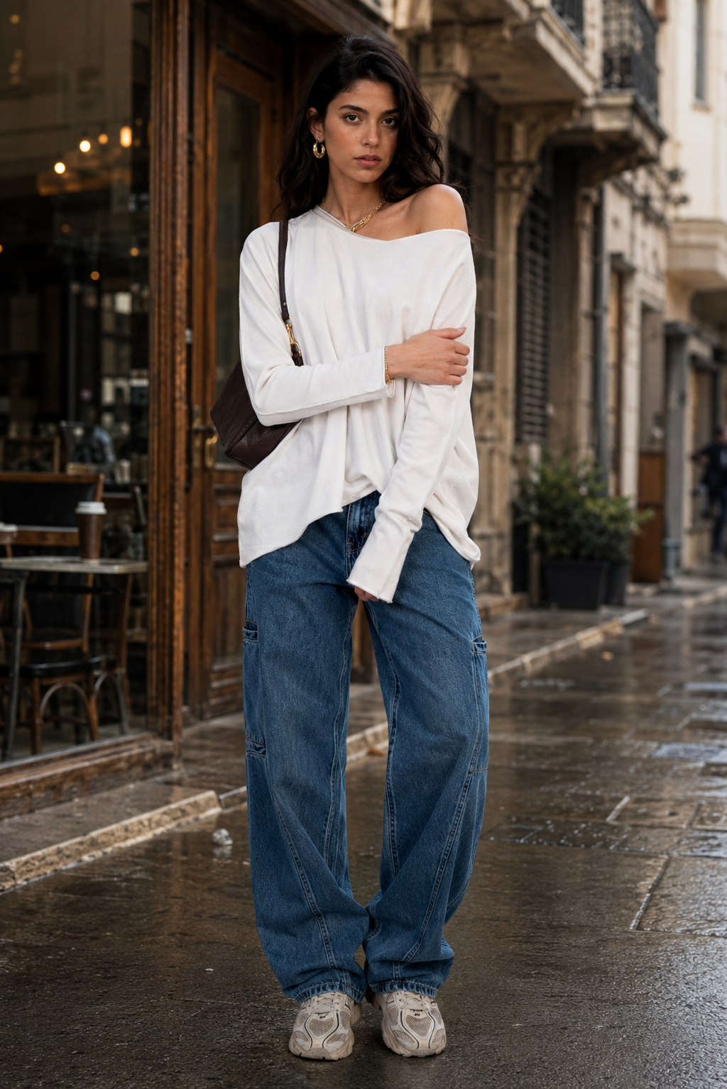 Soft V-Neck Knit Essential Top