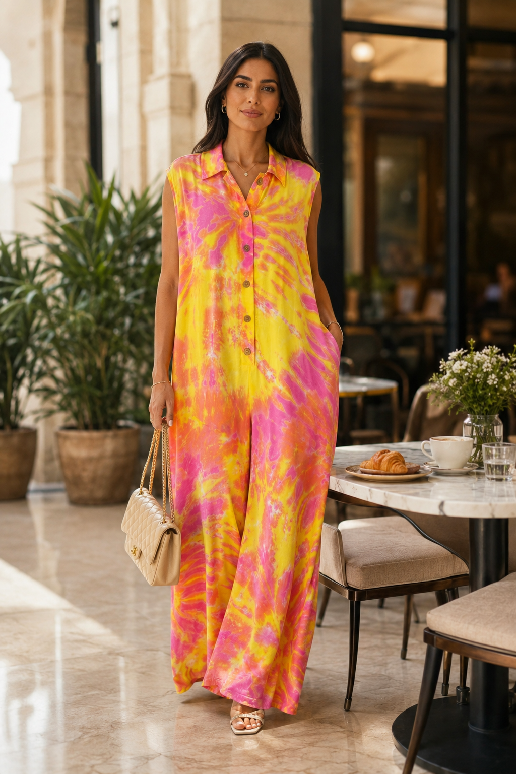 Tie dye jumpsuit