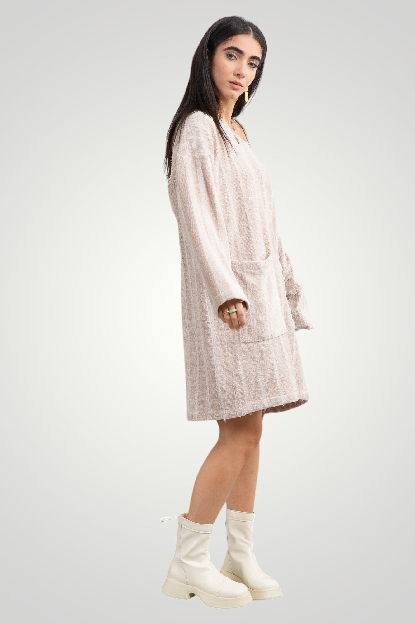 Beige Knit dress