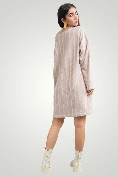 Beige Knit dress