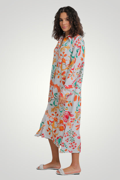 Flowered shirt/dress