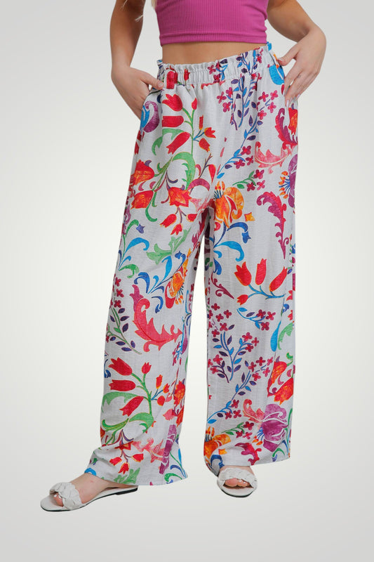Flowered pants