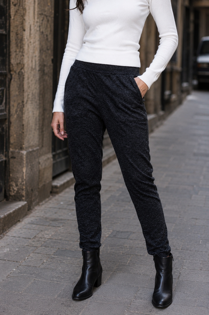 Blue Drop Crotch Pants