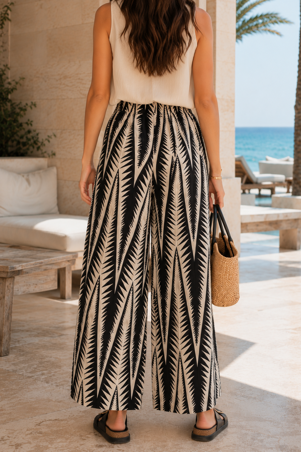 Tree Black Pants