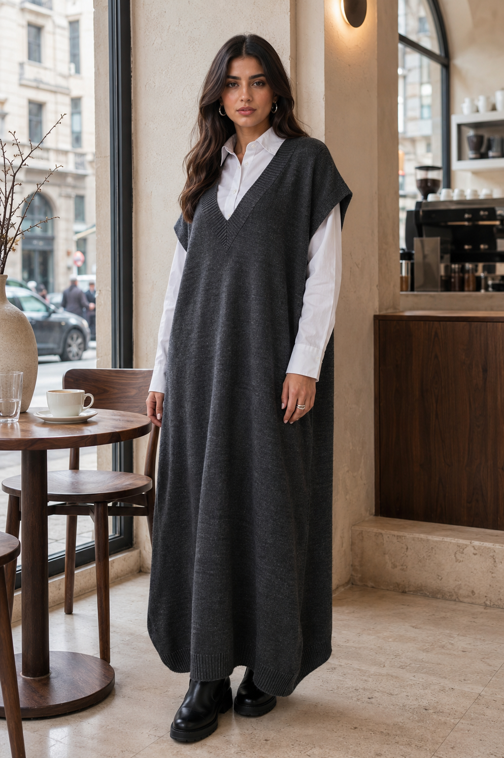 Essential Flow Maxi Knit Dress