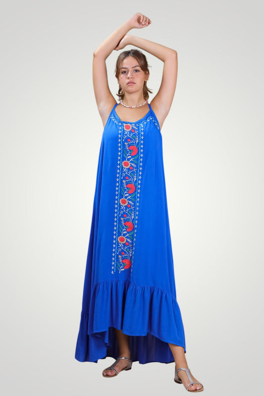 Embroidered flower dress