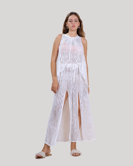 Net beach pants front