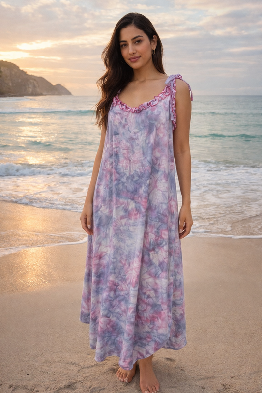 Dream Tide Tie-Dye Beach Dress