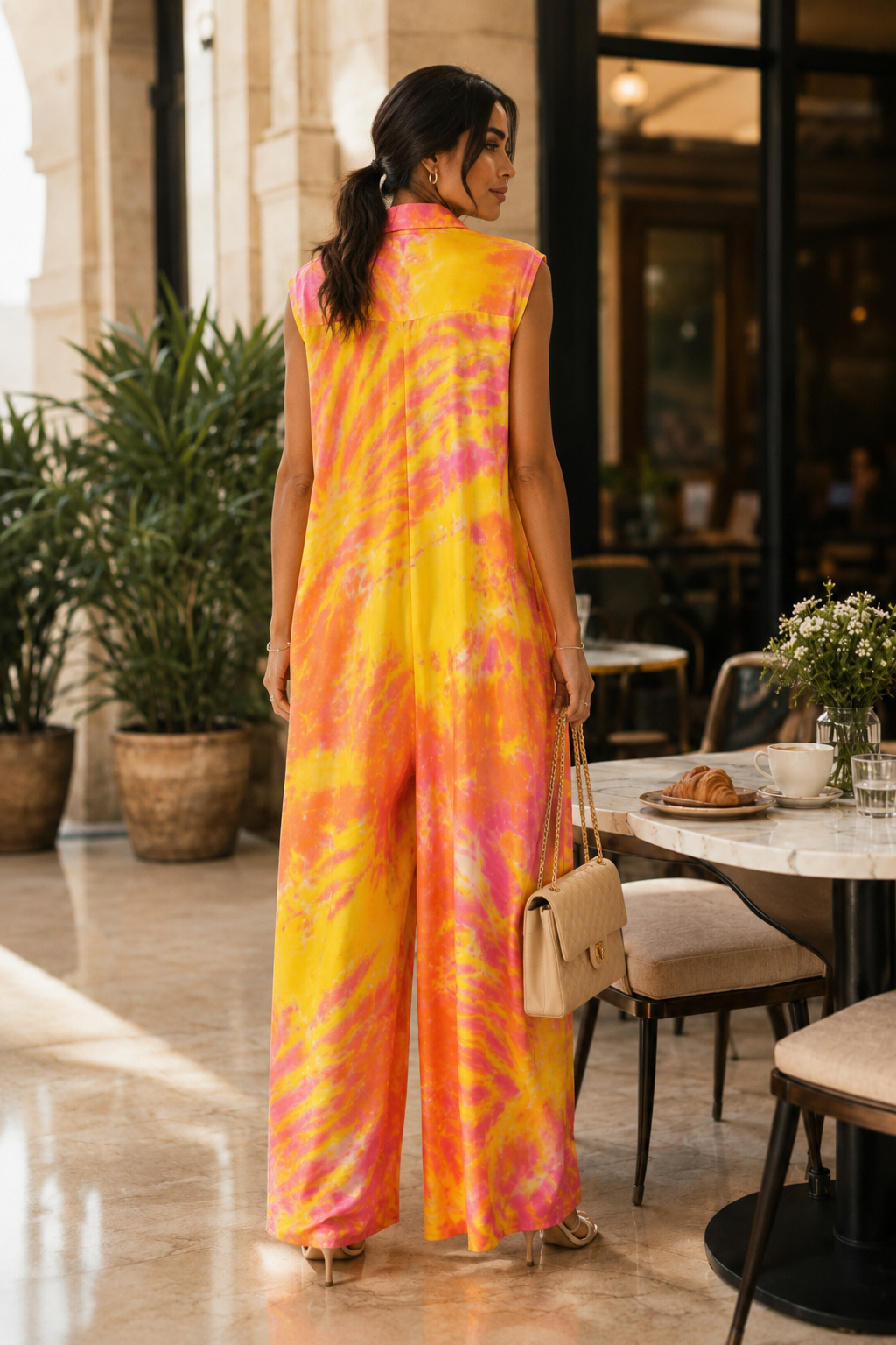 Tie dye jumpsuit