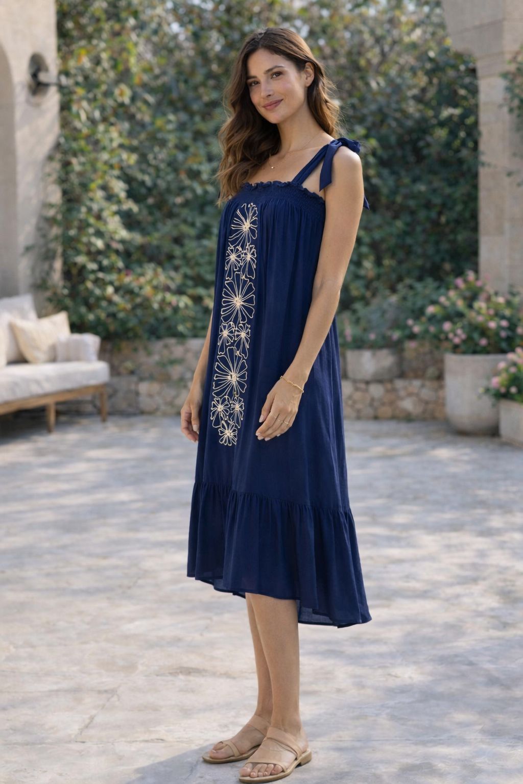 Cotton Sky Skirt Dress