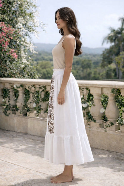 Cotton Bloom Skirt Dress