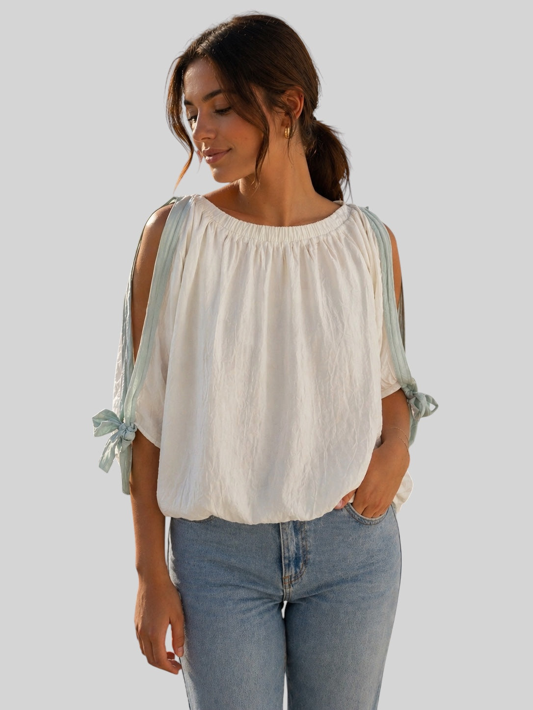 Coastal Breeze Tie Top