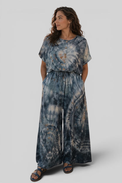 Ocean Flow Tie-Dye Jumpsuit
