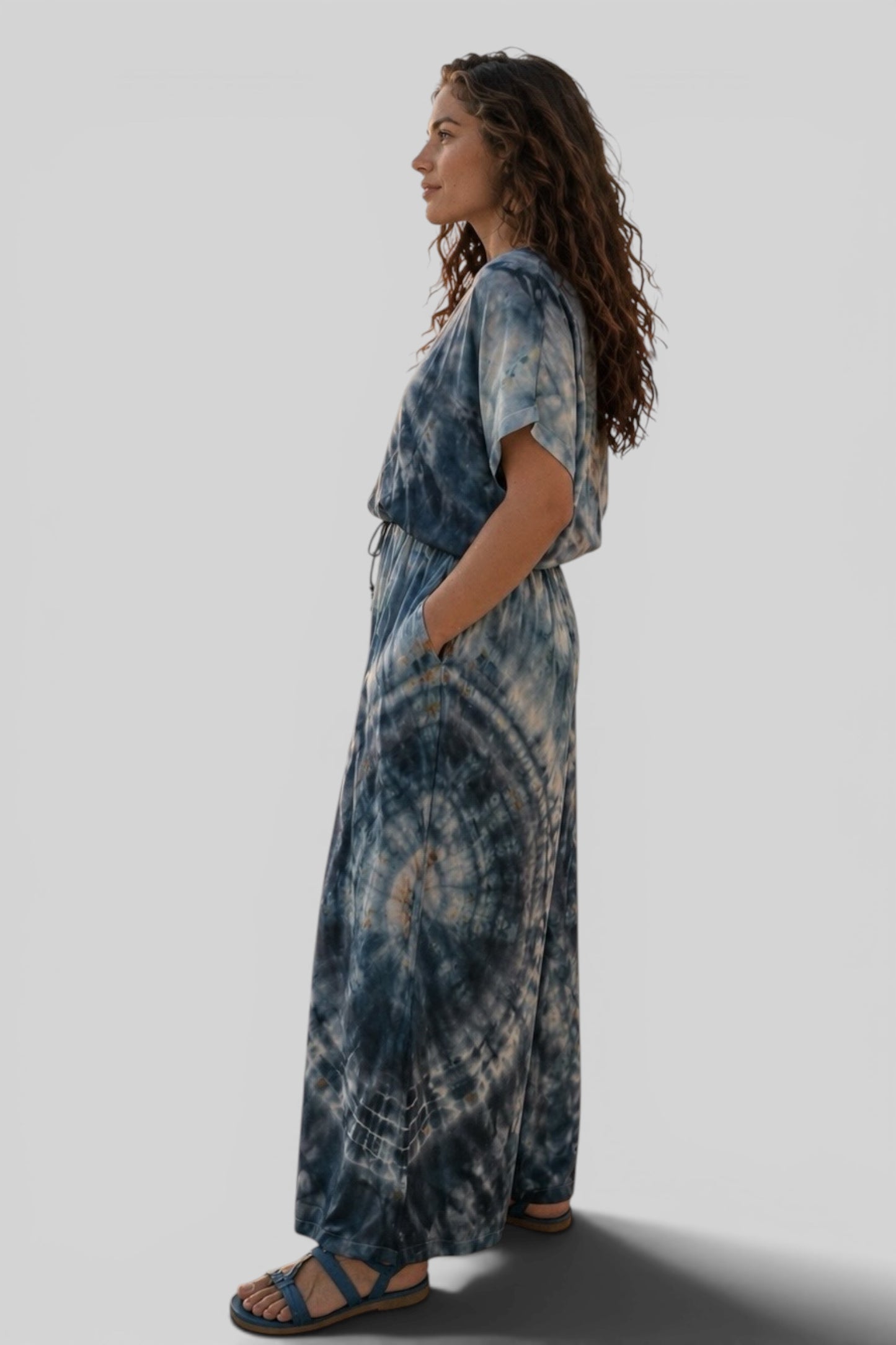 Ocean Flow Tie-Dye Jumpsuit